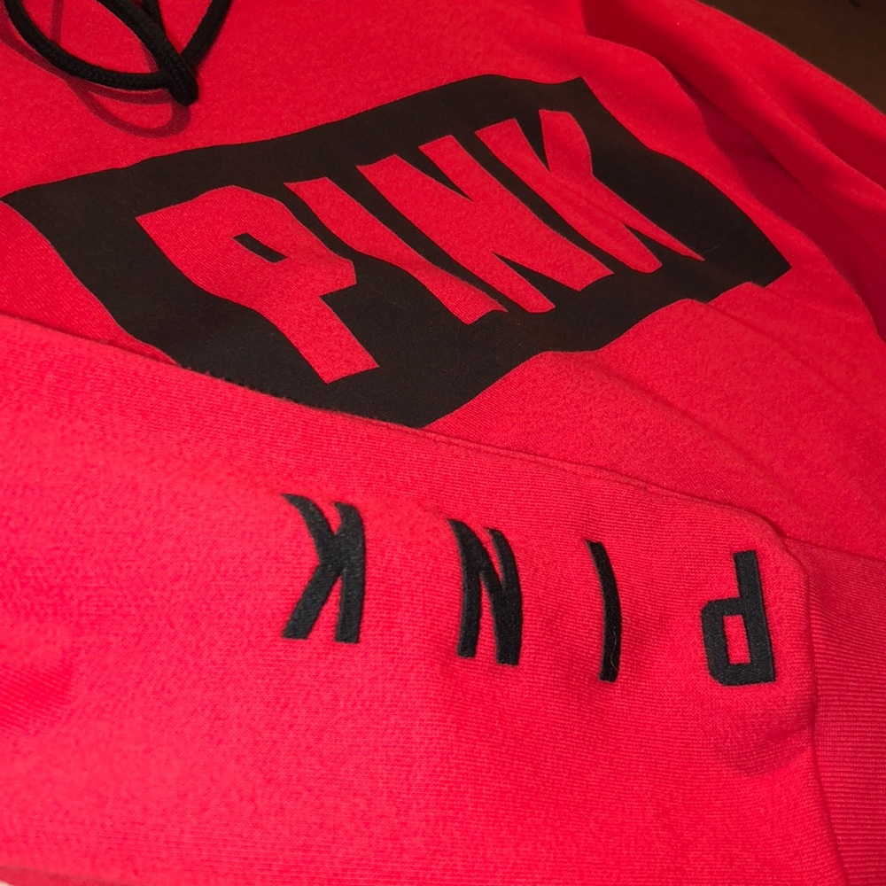 VS PINK red hoodie